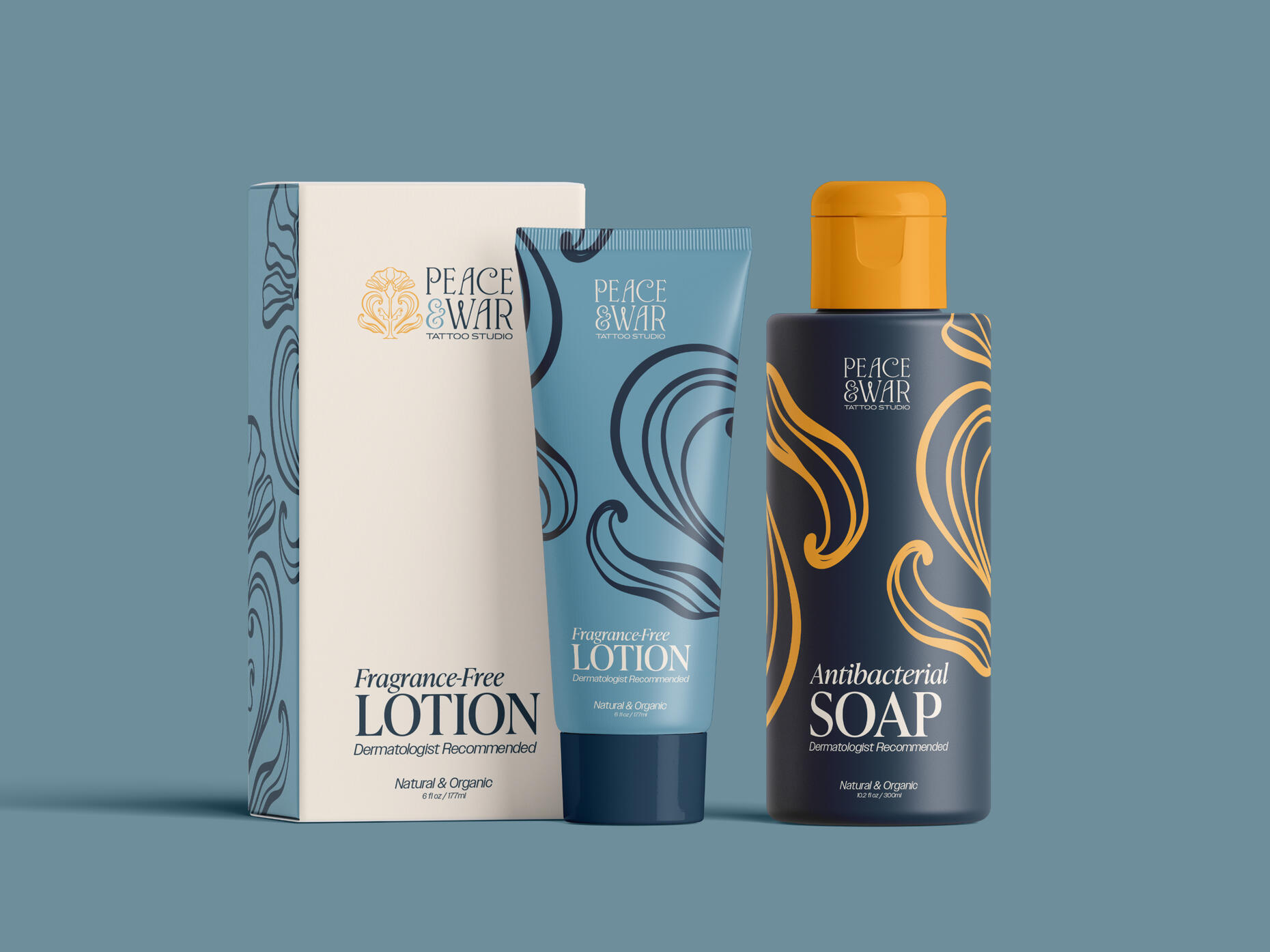 Peace&War Tattoo Studio Branding